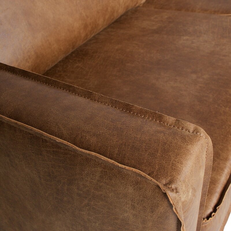 WOOOD-collectie Rodeo Daybed Links Ecoleer Cognac