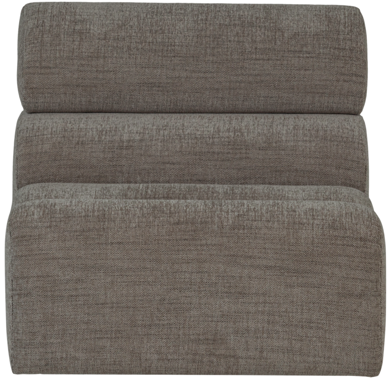 WOOOD-collectie Novi 1-Zits Element Grijs Melange