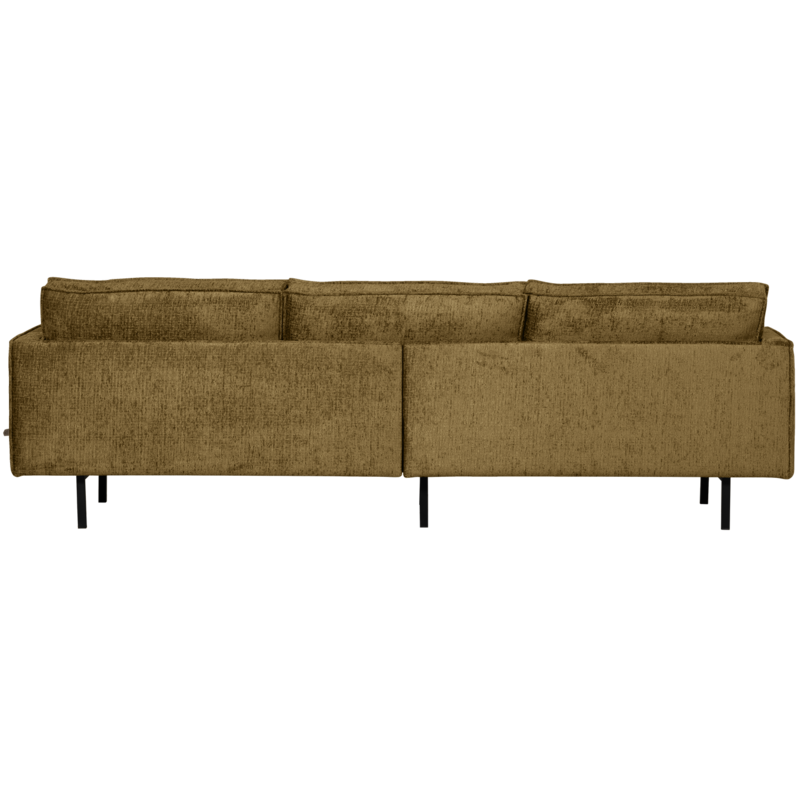 WOOOD-collectie Rodeo 3-Zits Bank Structure Velvet Brass