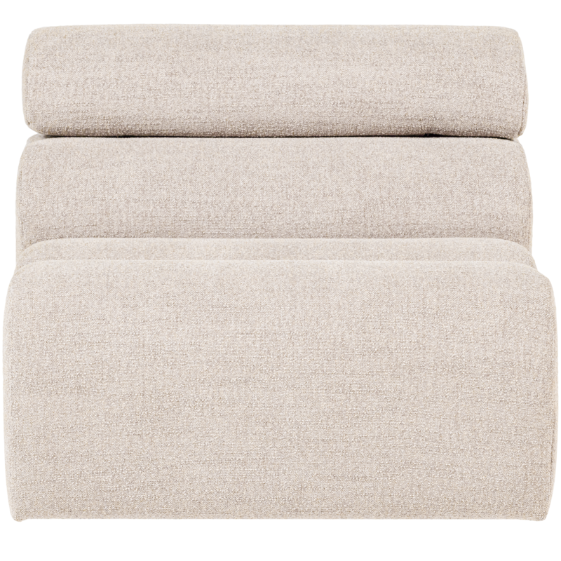WOOOD-collectie Novi 1-Zits Element Boucle Naturel