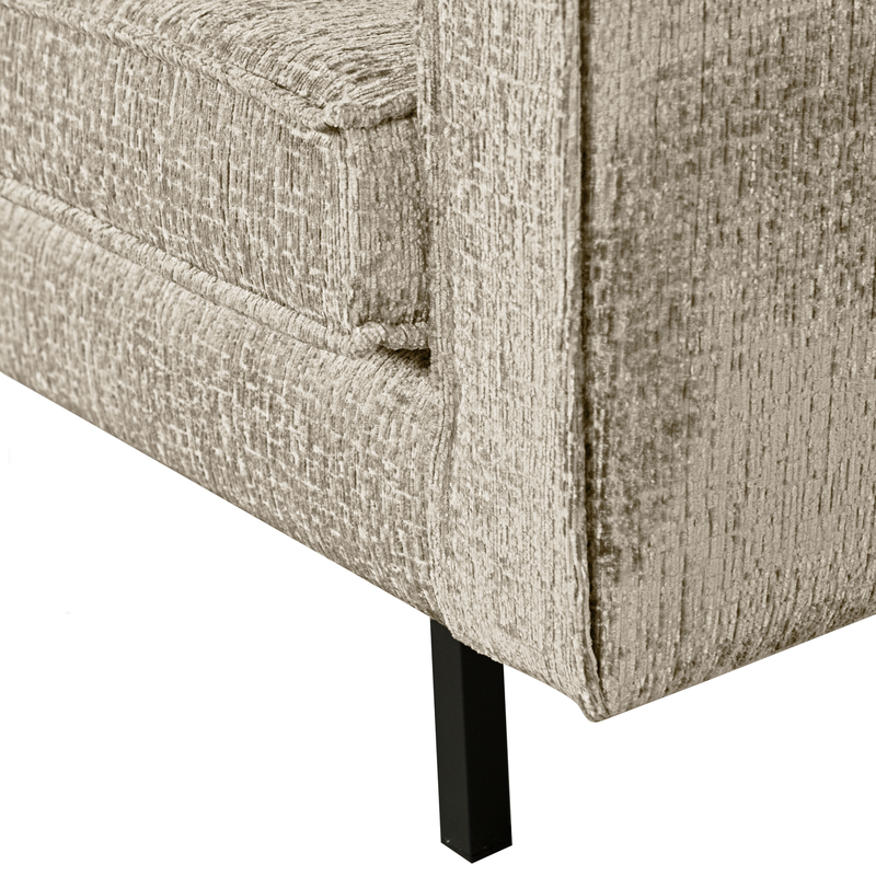 WOOOD-collectie Rodeo 3-Zits Bank Structure Velvet Wheatfield