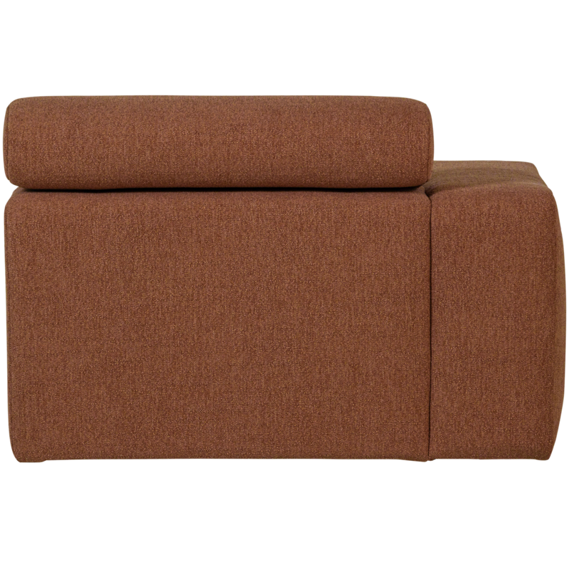 WOOOD-collectie Novi Chaise Longue Element Arm Links Boucle Terra