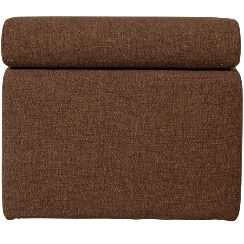 WOOOD-collectie Novi 1-Zits Element Boucle Mokkabruin