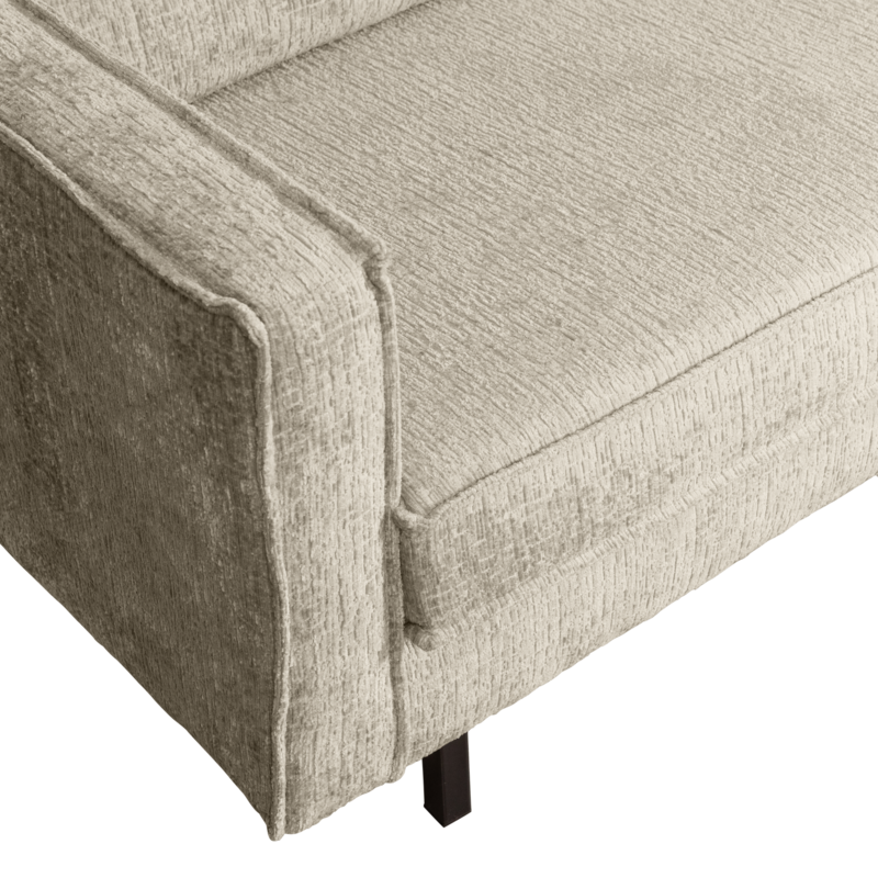 WOOOD-collectie Rodeo Hoekbank Rechts Structure Velvet Wheatfield
