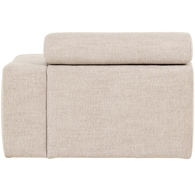 WOOOD-collectie Novi 1-Zits Element Arm Rechts Boucle Naturel