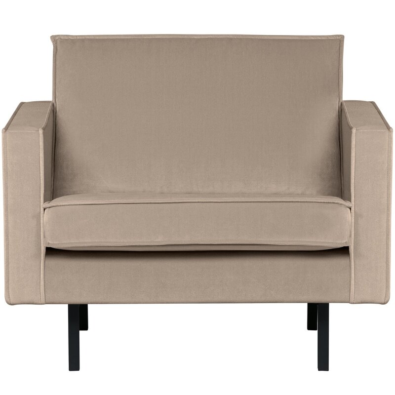 WOOOD-collectie Rodeo Fauteuil Velvet Khaki