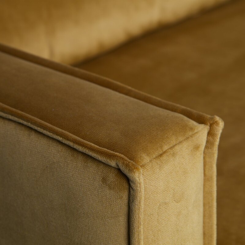 WOOOD-collectie Rodeo Daybed Links Velvet Oker