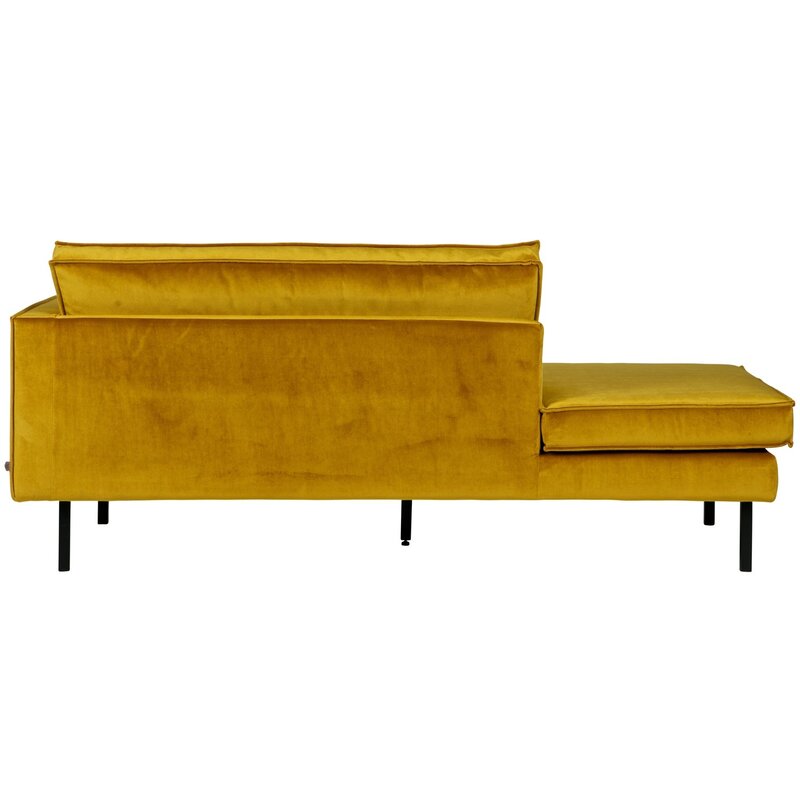 WOOOD-collectie Rodeo Daybed Rechts Velvet Oker
