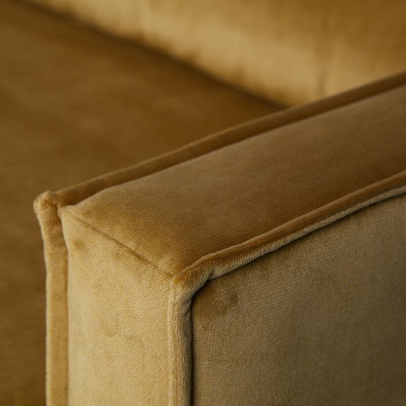 WOOOD-collectie Rodeo Daybed Rechts Velvet Oker