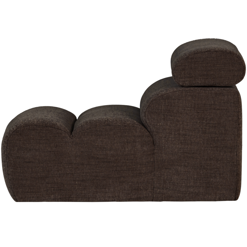 WOOOD-collectie Novi 1-Zits Element Donkerbruin Melange