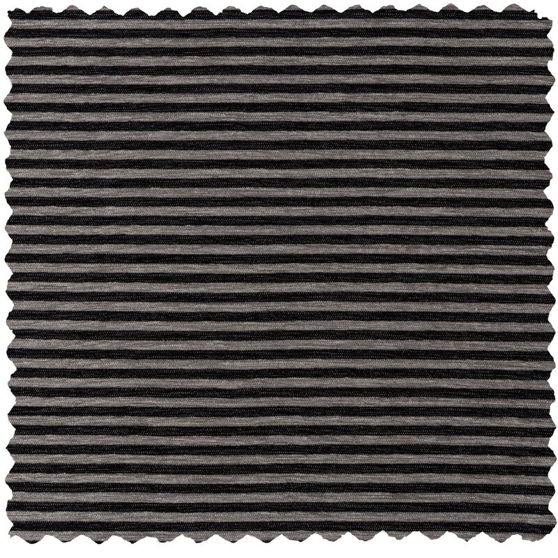 WOOOD-collectie Rodeo Fauteuil Streep Zwart/Grijs
