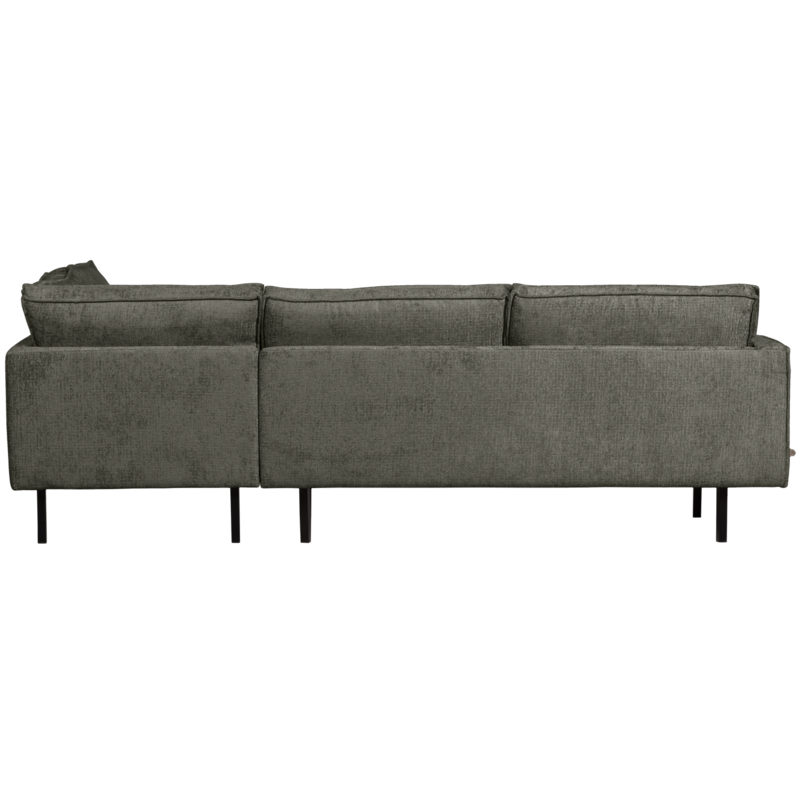 WOOOD-collectie Rodeo Hoekbank Rechts Structure Velvet Frost