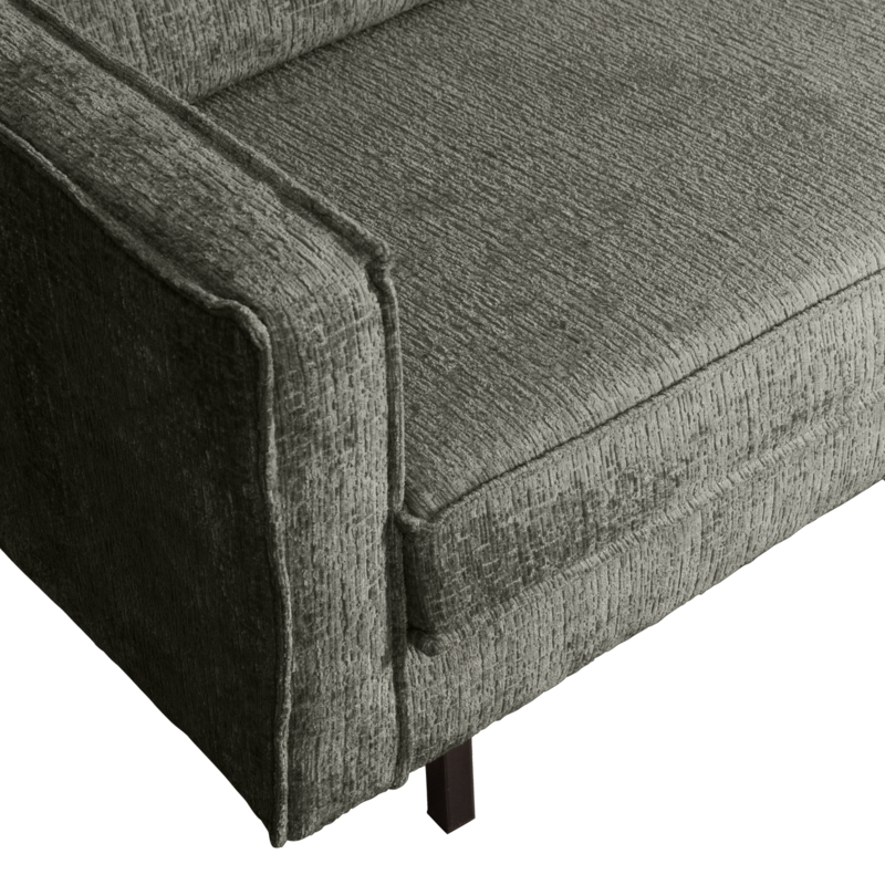 WOOOD-collectie Rodeo Hoekbank Rechts Structure Velvet Frost