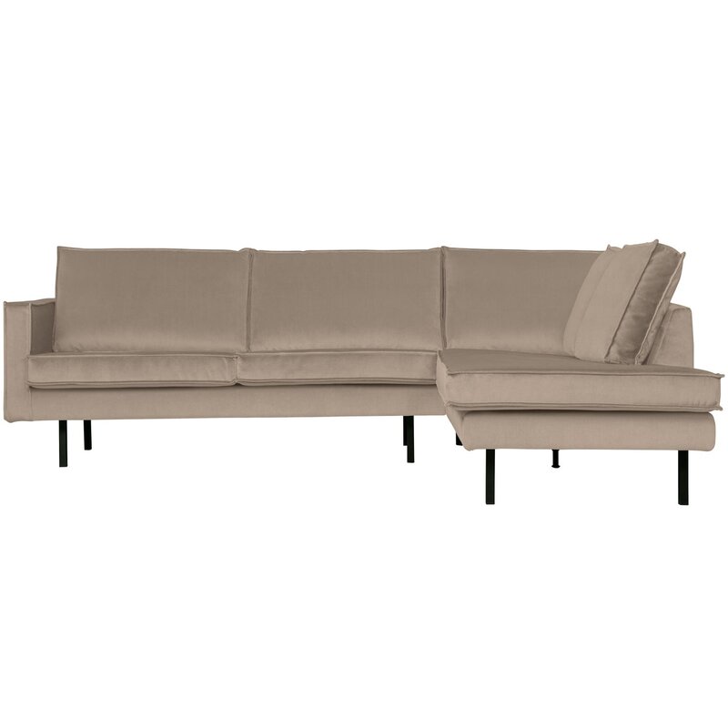 WOOOD-collectie Rodeo Hoekbank Rechts Velvet Khaki