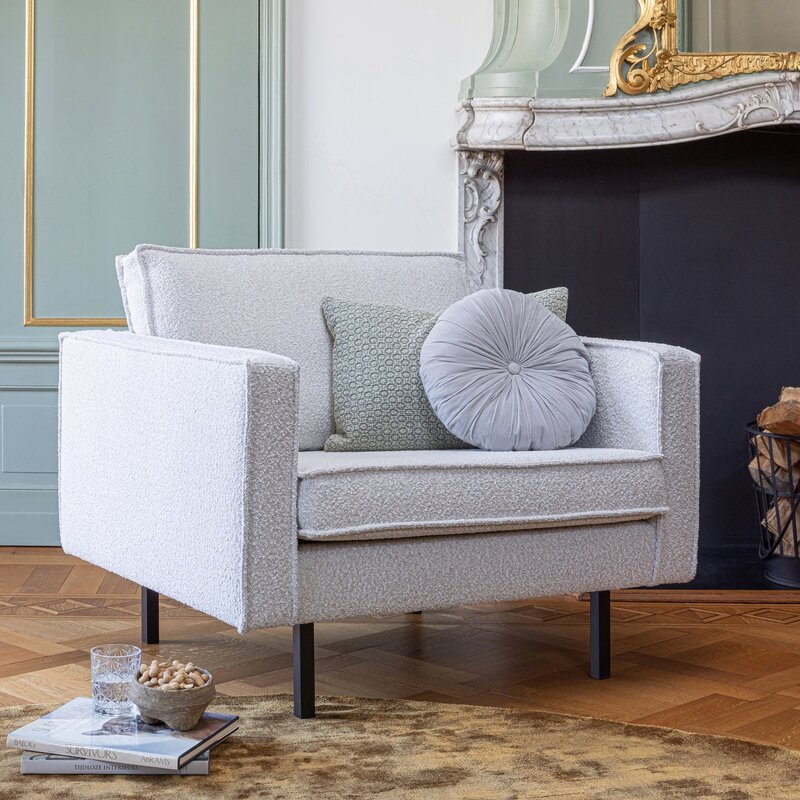 WOOOD-collectie Rodeo Fauteuil Boucle Naturel