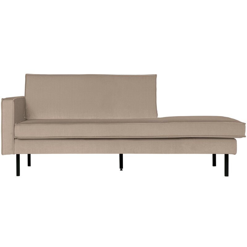 WOOOD-collectie Rodeo Daybed Links Velvet Khaki