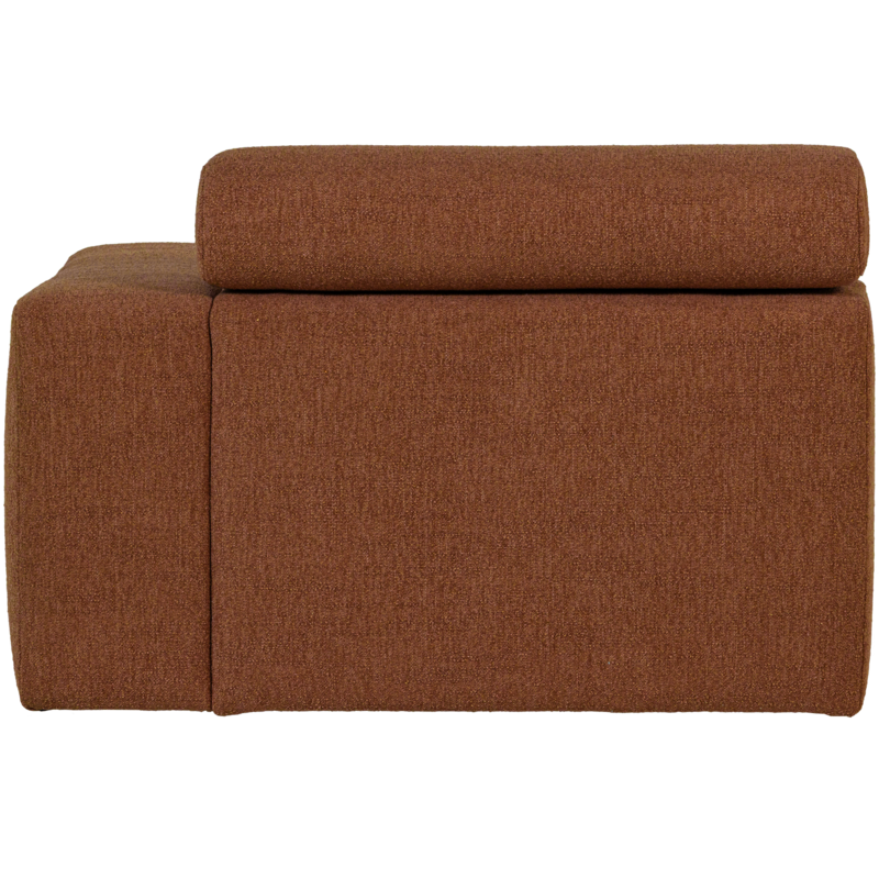 WOOOD-collectie Novi 1-Zits Element Arm Rechts Boucle Terra