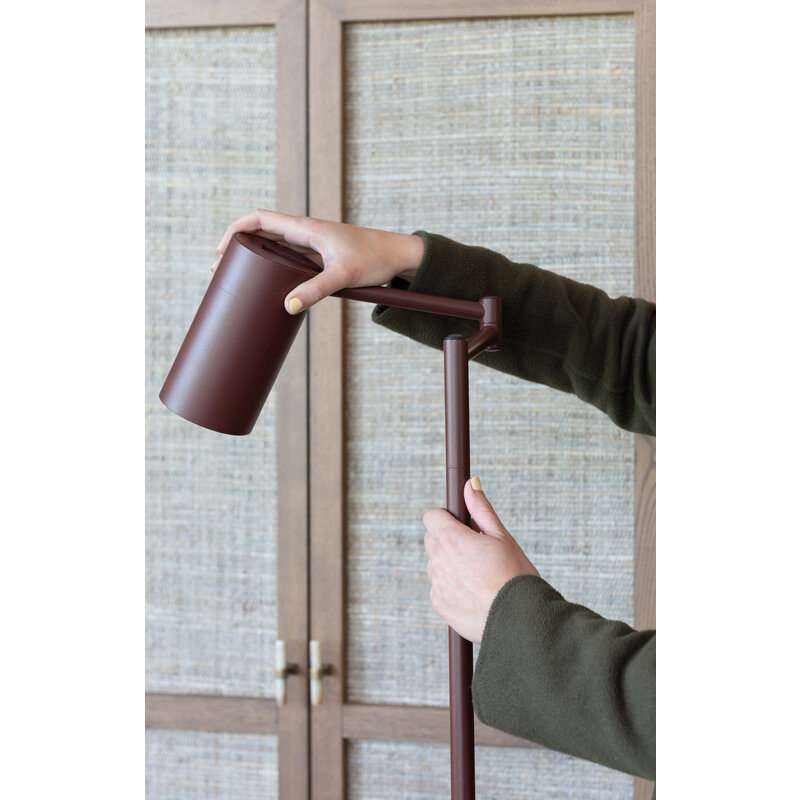 it's about RoMi-collectie Vloerlamp Bilbao burgundy