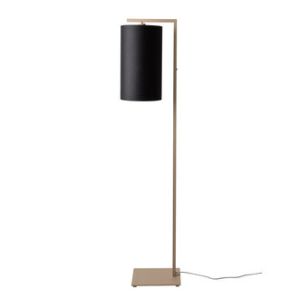 it's about RoMi Vloerlamp Boston zand/kap 2545 zwart