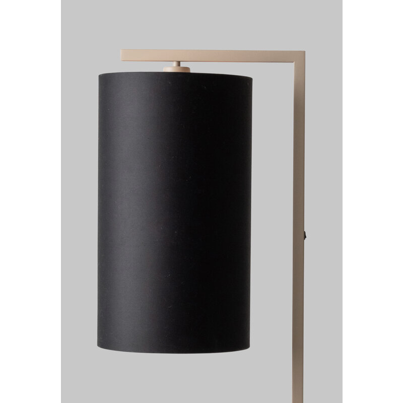 it's about RoMi-collectie Vloerlamp Boston zand/kap 2545 zwart