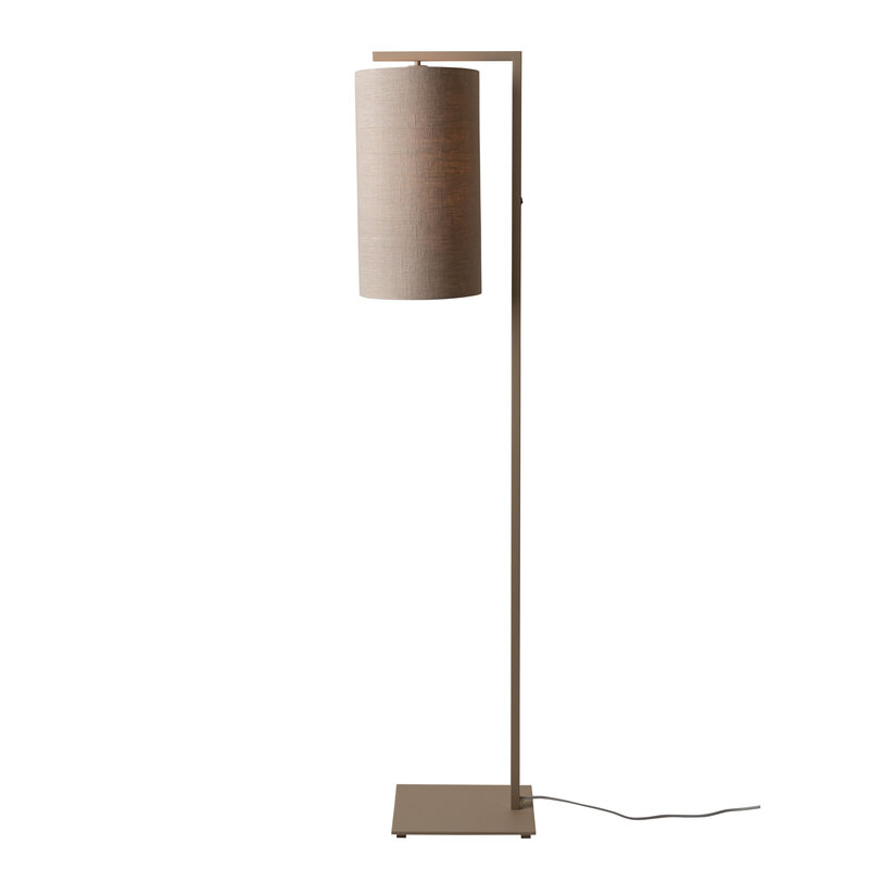 it's about RoMi-collectie Vloerlamp Boston zand/kap 2545 linnen donker