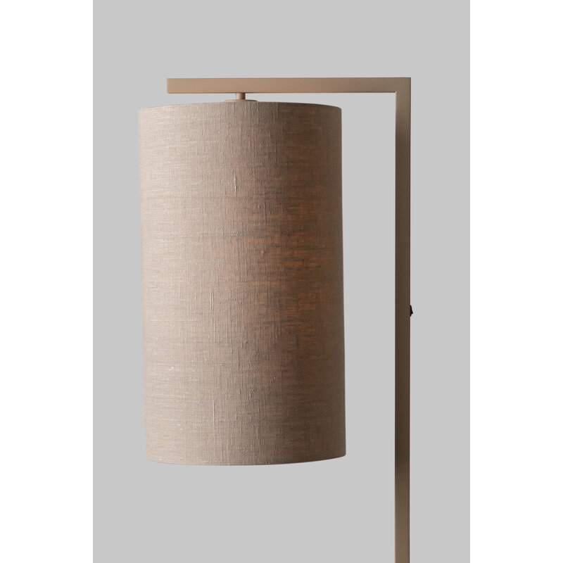 it's about RoMi-collectie Vloerlamp Boston zand/kap 2545 linnen donker