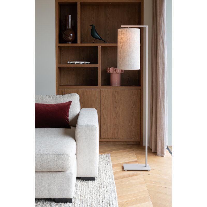it's about RoMi-collectie Vloerlamp Boston zand/kap 2545 linnen licht