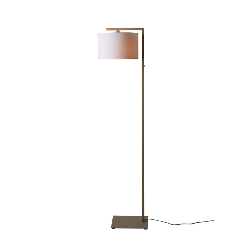 it's about RoMi-collectie Vloerlamp Boston zand/kap 3220 wit
