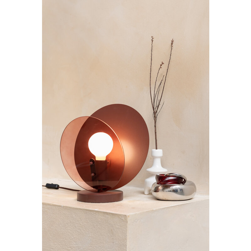 it's about RoMi-collectie Tafellamp Toledo bruin