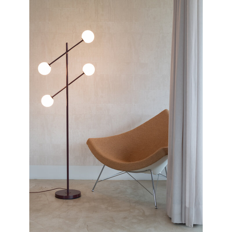 it's about RoMi-collectie Vloerlamp Copenhagen burgundy
