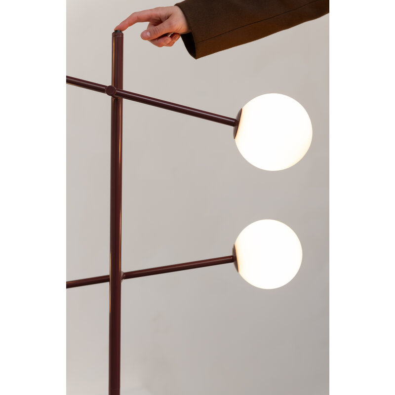 it's about RoMi-collectie Vloerlamp Copenhagen burgundy