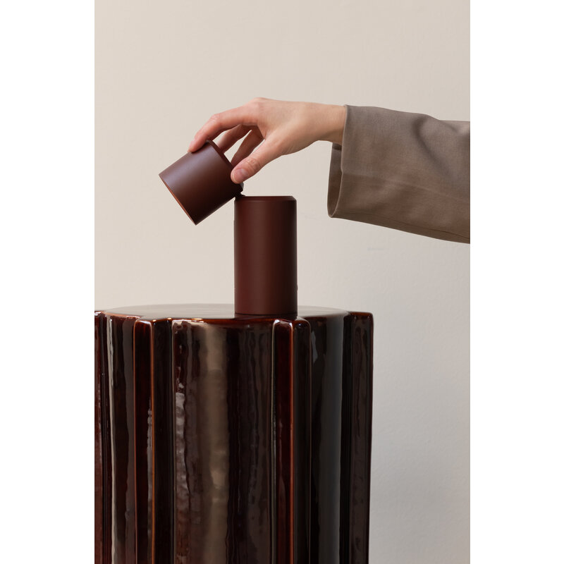 it's about RoMi-collectie Tafel-/wandlamp Milan burgundy