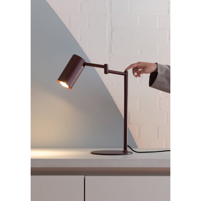 it's about RoMi-collectie Tafellamp Bilbao burgundy
