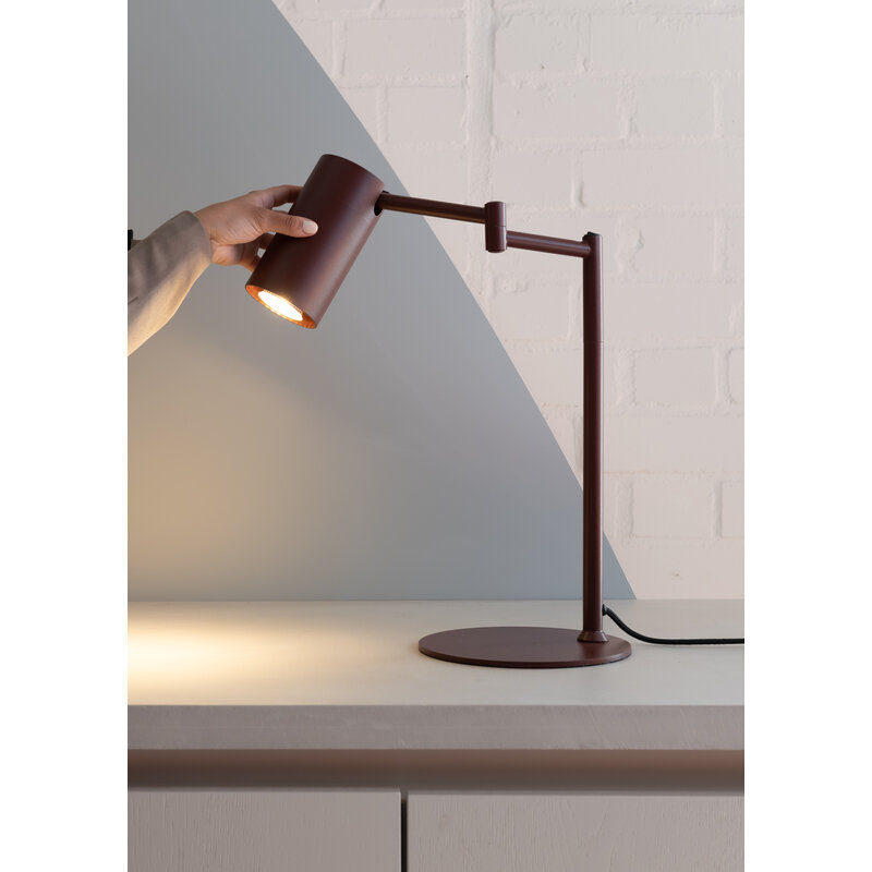it's about RoMi-collectie Tafellamp Bilbao burgundy