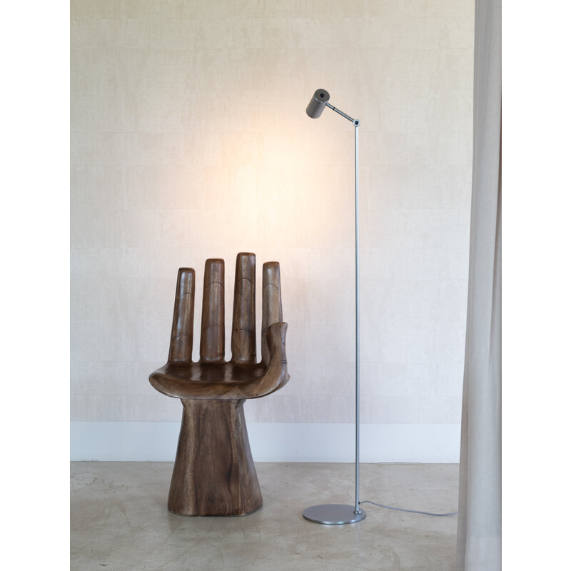 it's about RoMi-collectie Floor lamp Montreux nickel finish