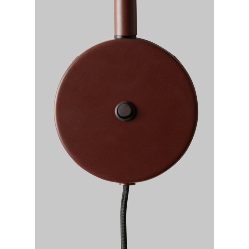 it's about RoMi-collectie Wall lamp Bilbao burgundy