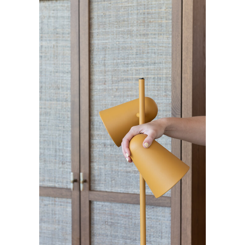 it's about RoMi-collectie Floor lamp Salamanca 2-shade mustard