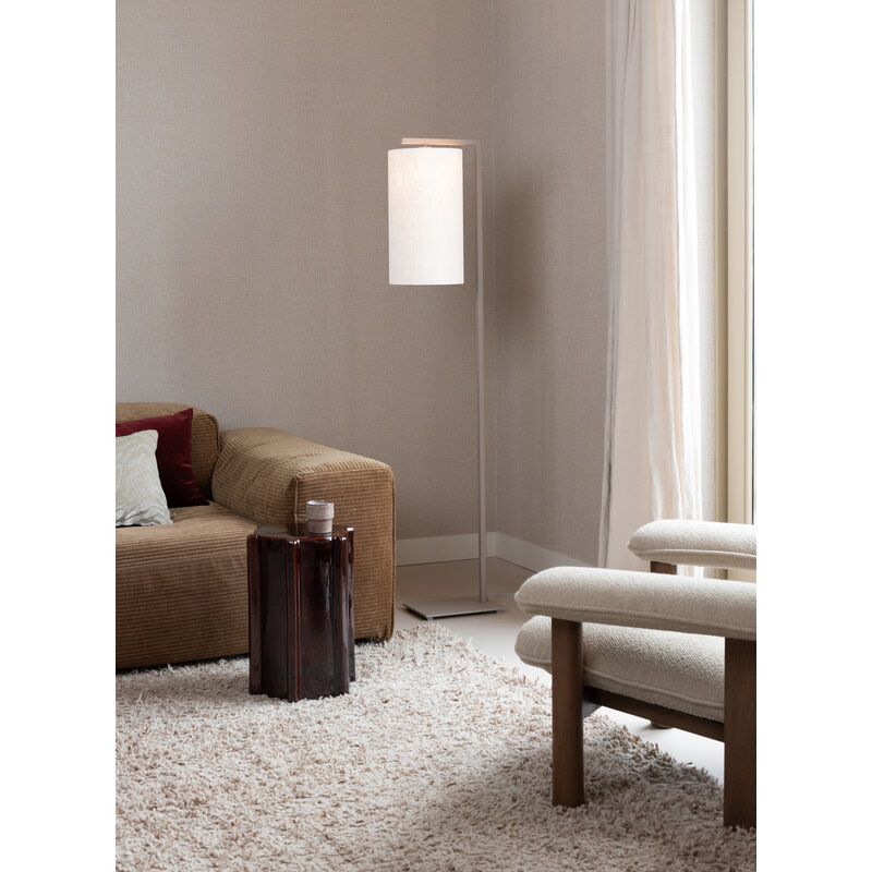 it's about RoMi-collectie Vloerlamp Boston zand/kap 2545 wit