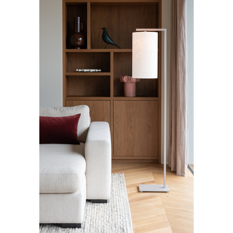 it's about RoMi-collectie Vloerlamp Boston zand/kap 2545 wit