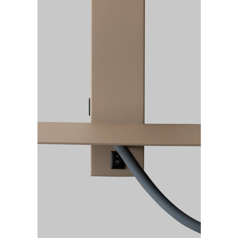 it's about RoMi-collectie Wandlamp Florence+leeslamp zand/kap 1815 linnen licht