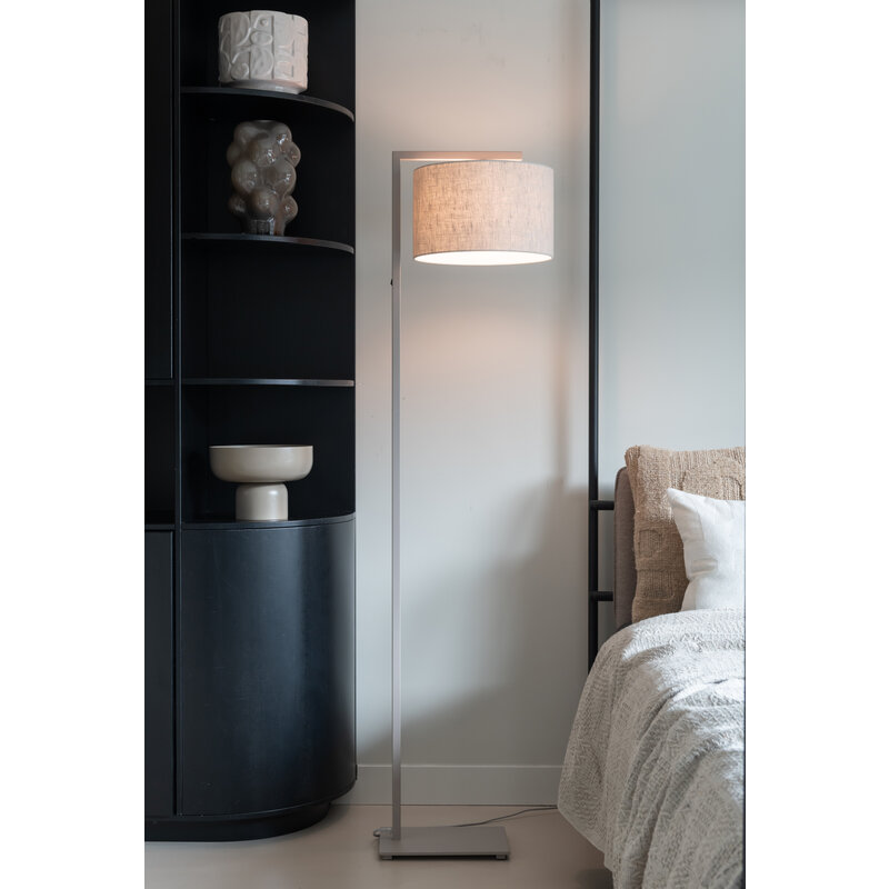 it's about RoMi-collectie Vloerlamp Boston zand/kap 3220 linnen licht