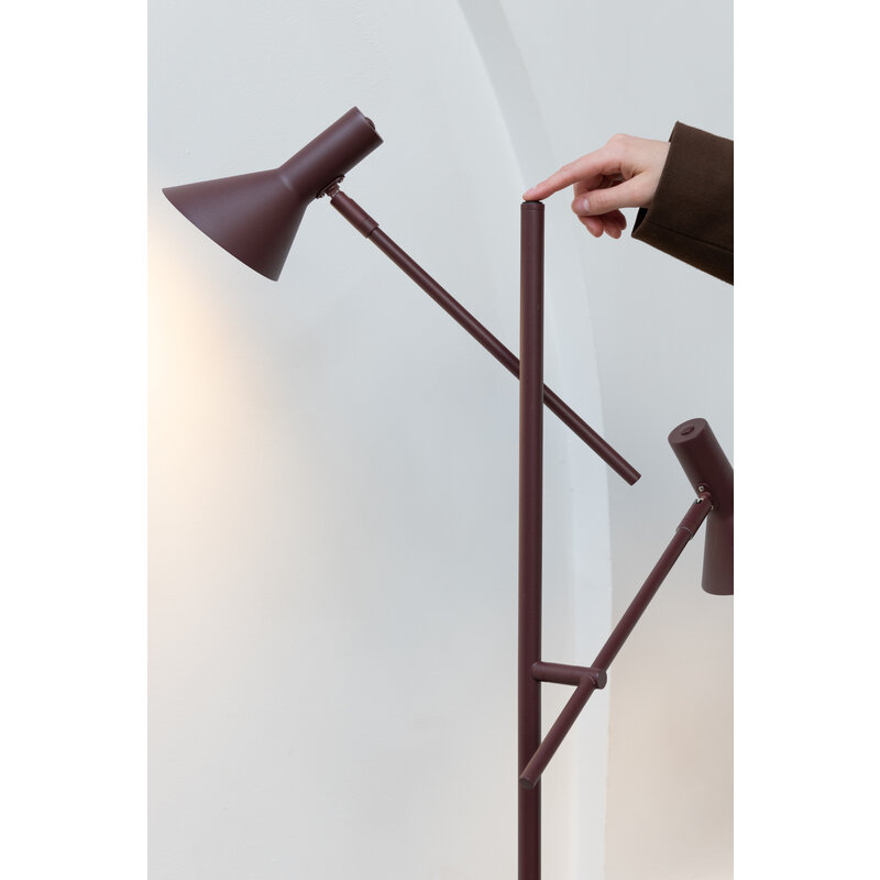it's about RoMi-collectie Vloerlamp Izmir burgundy