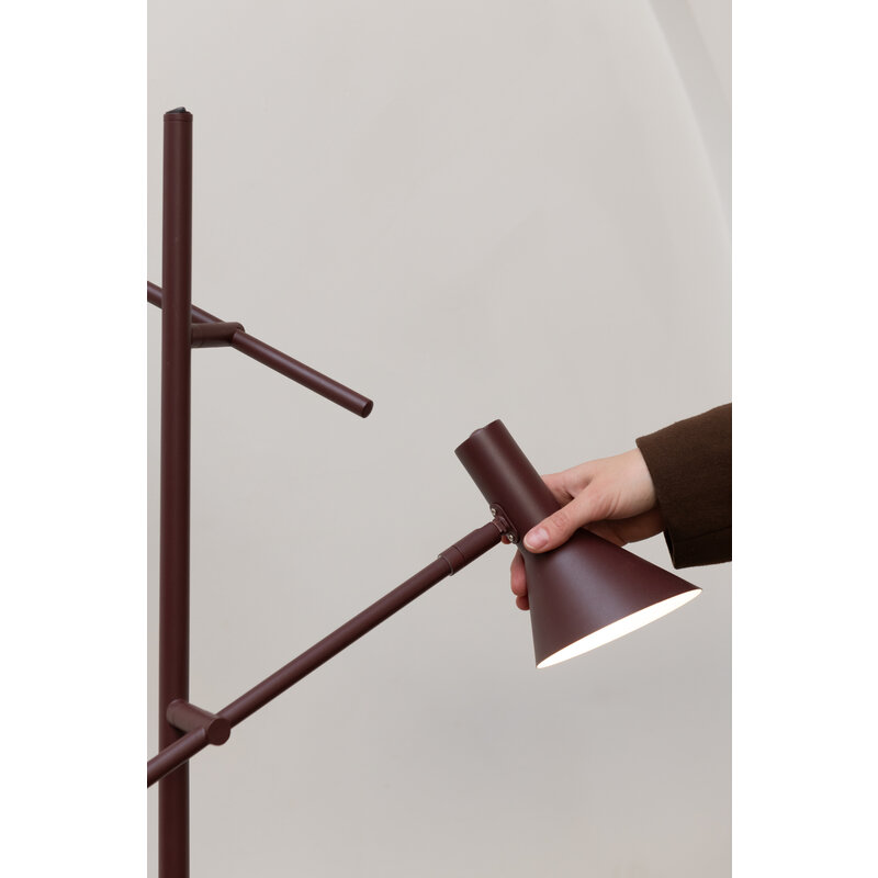 it's about RoMi-collectie Vloerlamp Izmir burgundy