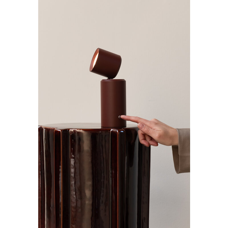 it's about RoMi-collectie Tafel-/wandlamp Milan burgundy