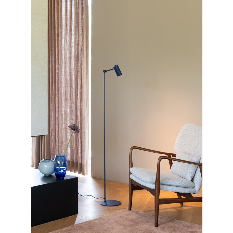 it's about RoMi-collectie Vloerlamp Montreux donker blauw