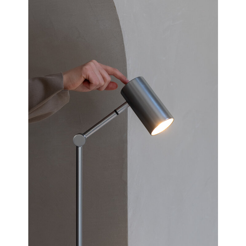 it's about RoMi-collectie Floor lamp Montreux nickel finish