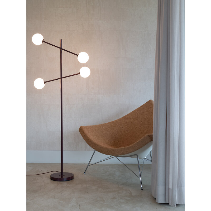 it's about RoMi-collectie Vloerlamp Copenhagen burgundy