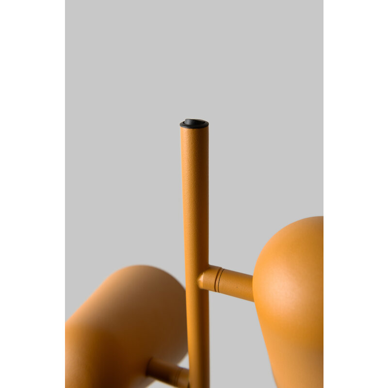 it's about RoMi-collectie Vloerlamp Salamanca 2-kap mosterd
