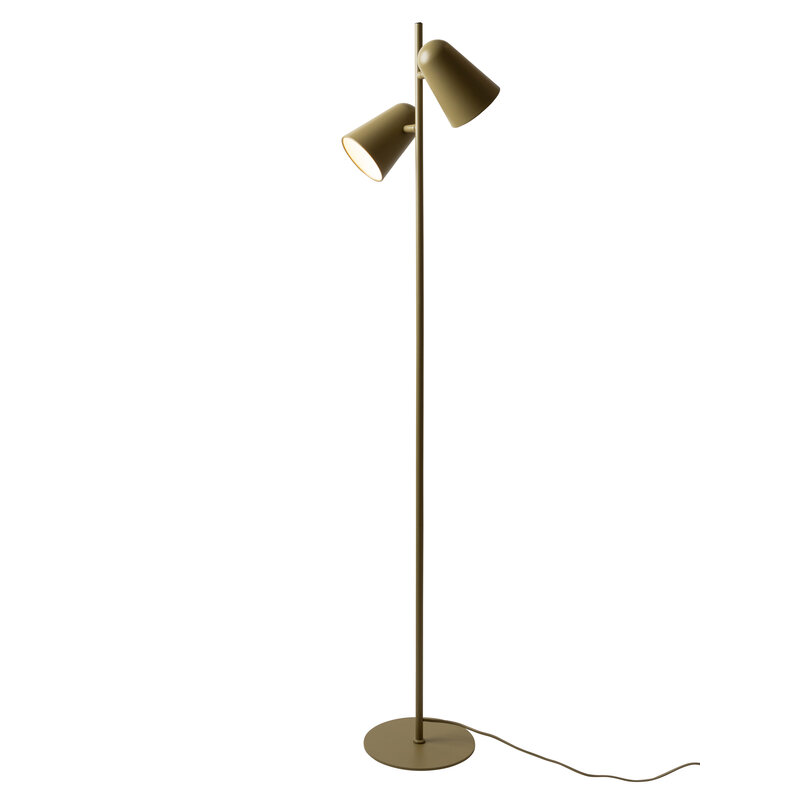 it's about RoMi-collectie Floor lamp Salamanca 2-shade olive green