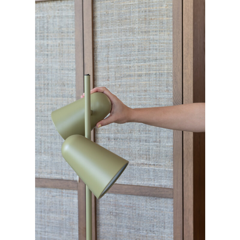 it's about RoMi-collectie Floor lamp Salamanca 2-shade olive green